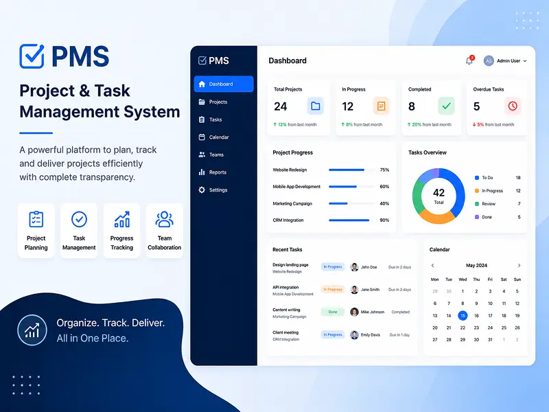 PMS – Project & Task Management System